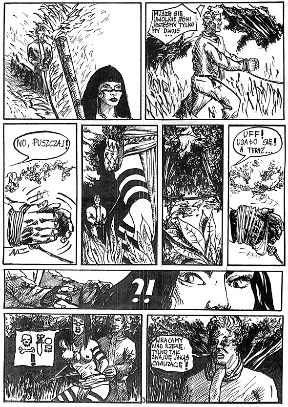 KOMIKS: Adam Krupa 'Lato Amazonek'